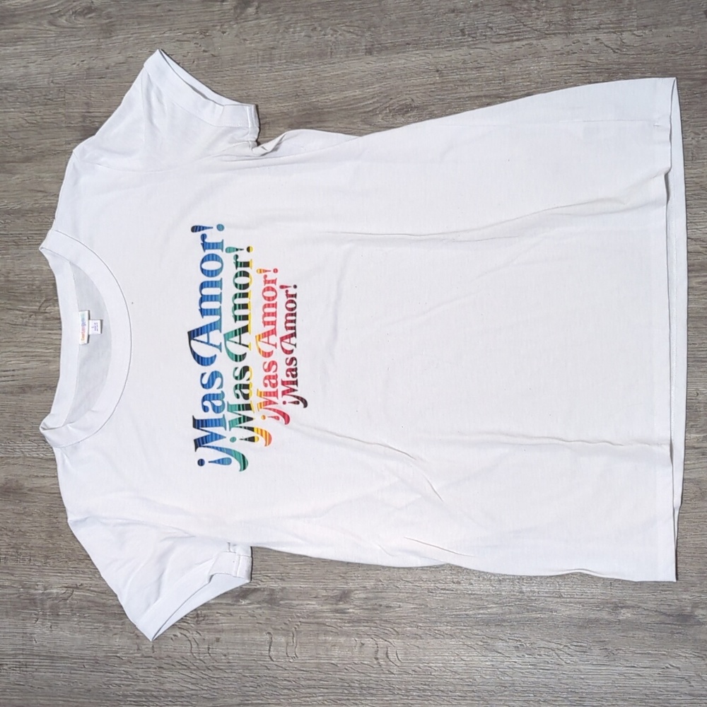 LuLaRoe Size L Mas Amor Tee - Worn Once - like new
